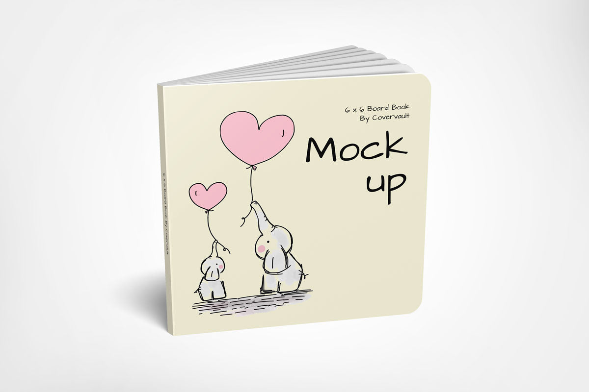 Children’S Board Book Mockup