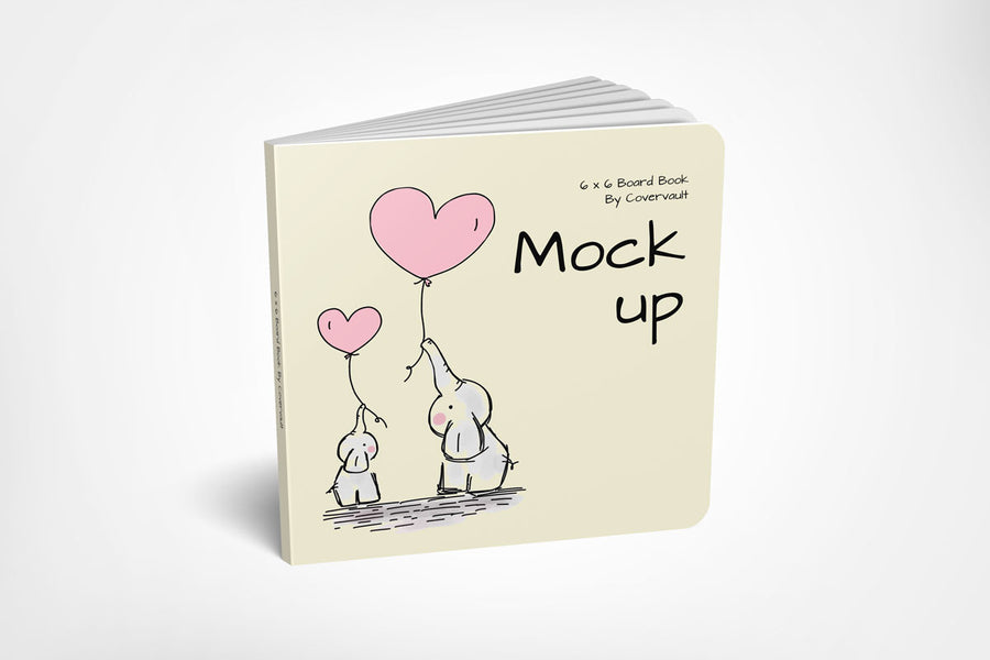 Children’S Board Book Mockup