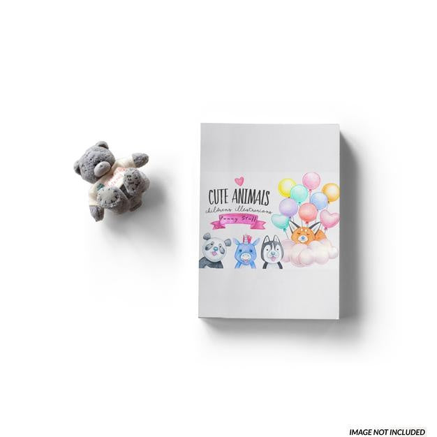 Childrens Book Cobver Psd