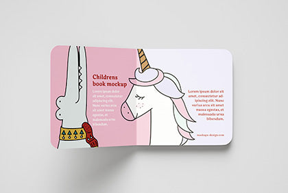 Children'S Book Mockup