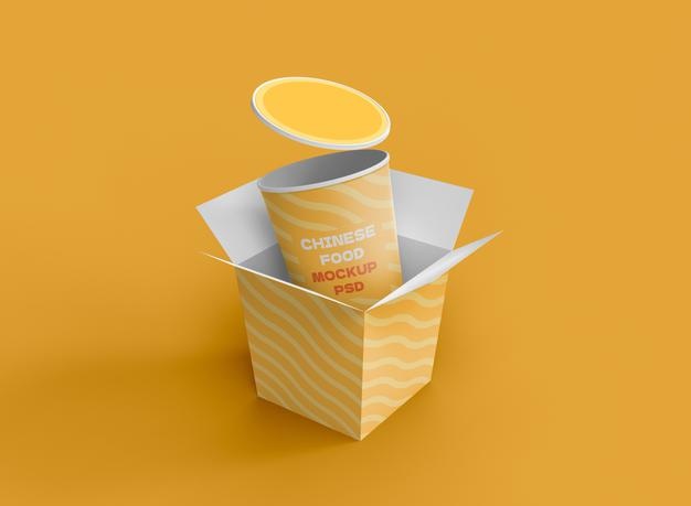 Chinese Food Mockup Psd