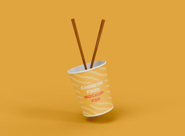 Chinese Food Mockup Psd