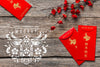 Chinese New Year 2021 Red Envelopes Mock-Up Psd