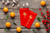 Chinese New Year 2021 With Flowers Mock-Up Psd