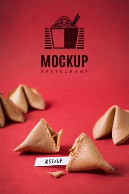 Chinese New Year Concept Mock-Up Psd