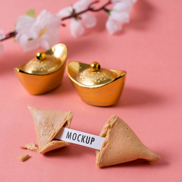 Chinese New Year Concept Mock-Up Psd