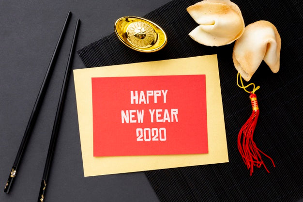 Chinese New Year Concept With Mock-Up Psd
