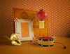 Chinese New Year Decoration With Mock-Up Psd