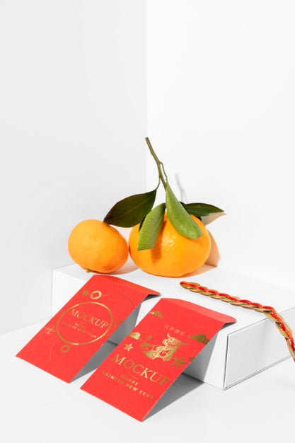 Chinese New Year Elements Composition Psd