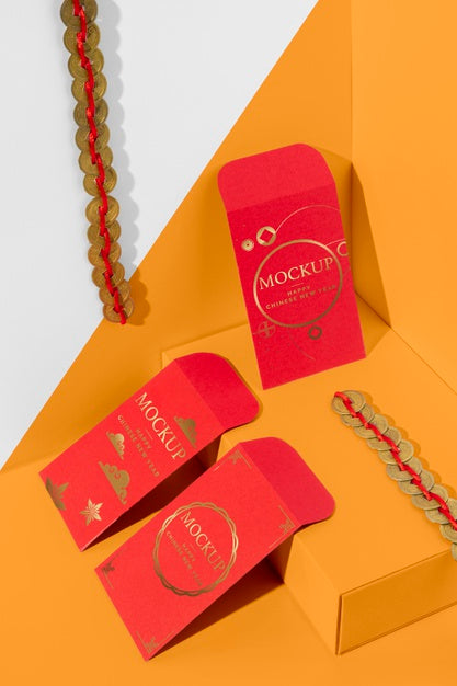 Chinese New Year Elements Composition Psd