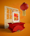 Chinese New Year Eve Illustration Psd