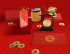 Chinese New Year Illustration With Phone And Golden Rat Psd