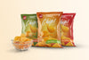 Chips Bag Packaging Mockup