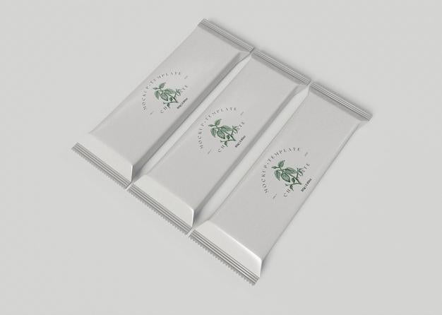 Chocolate Bar Packaging Mockup Psd
