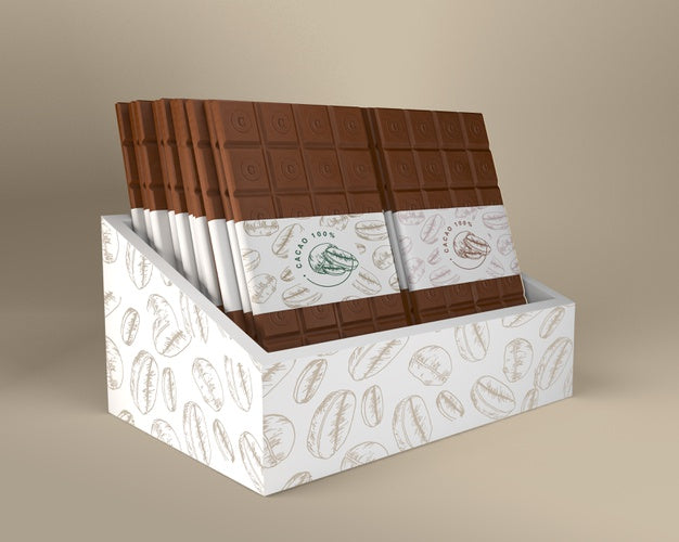 Chocolate Box And Paper Packaging Design Psd