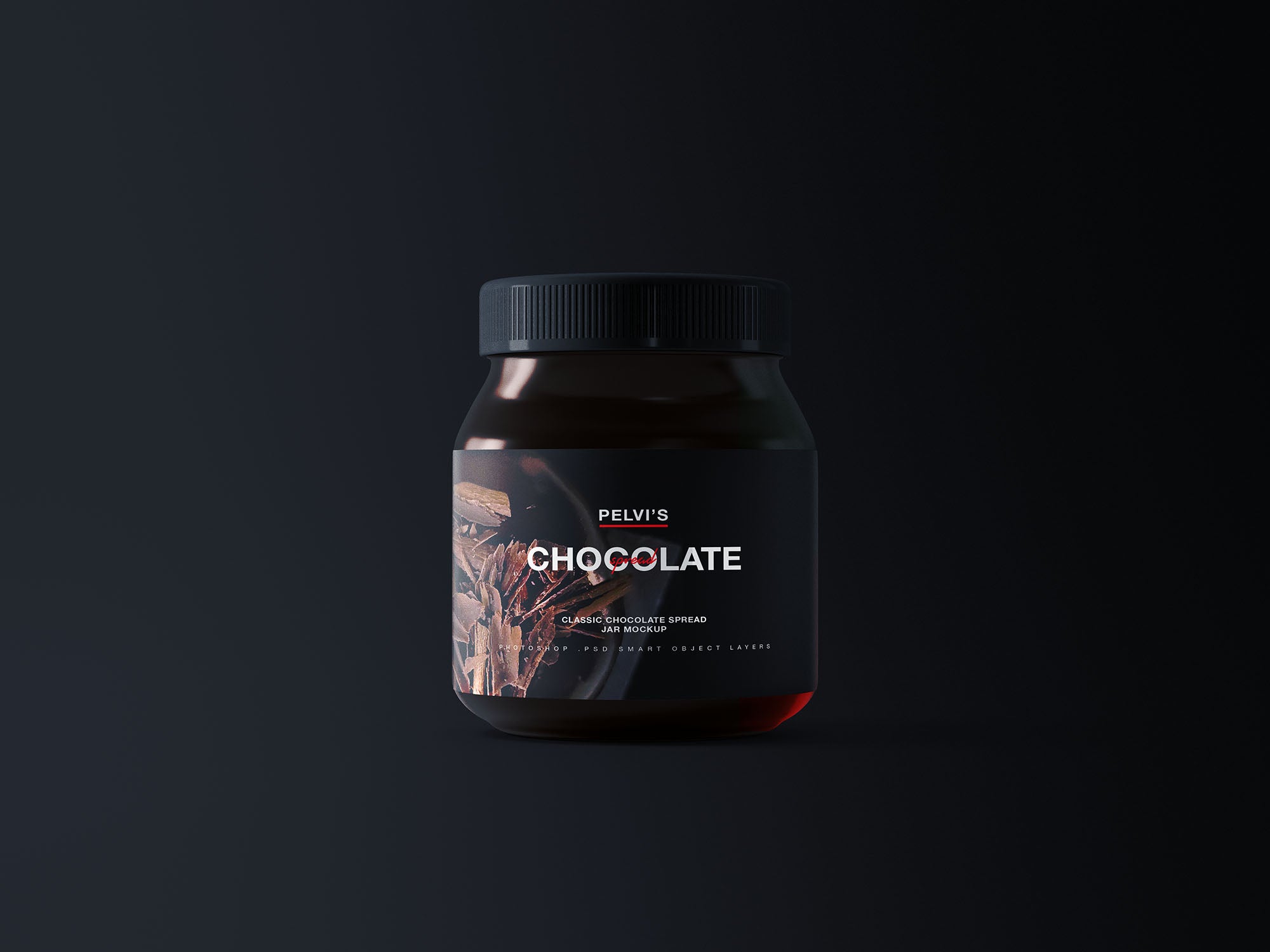 Chocolate Jar Mockup