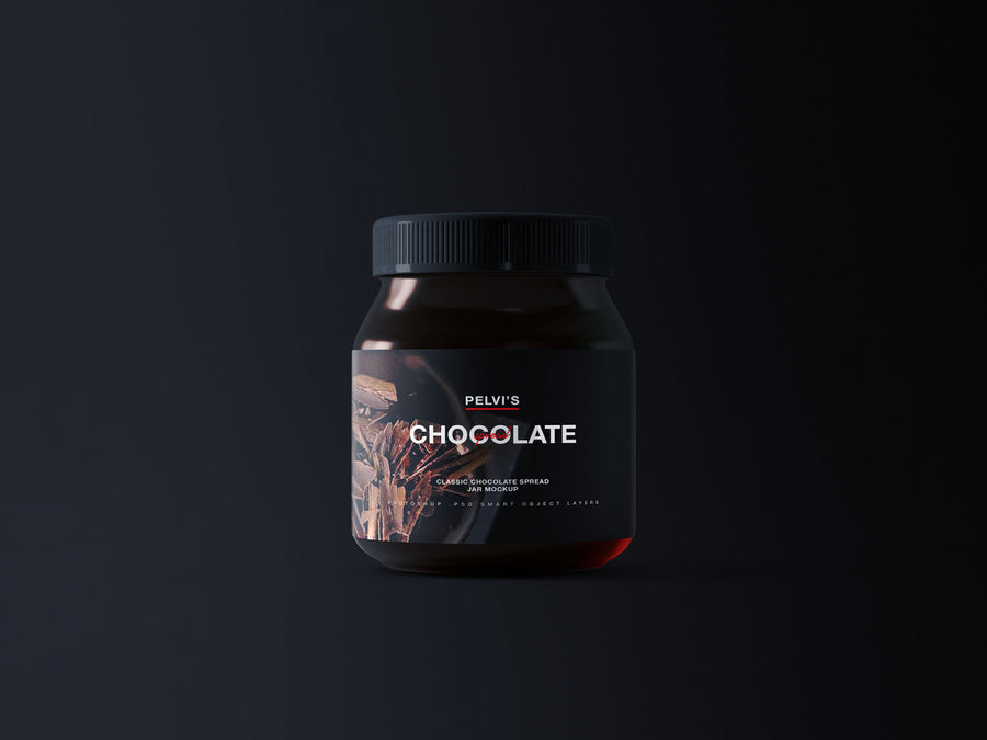 Chocolate Jar Mockup