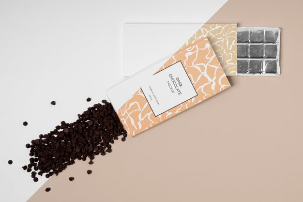 Chocolate Packaging Mockup Psd