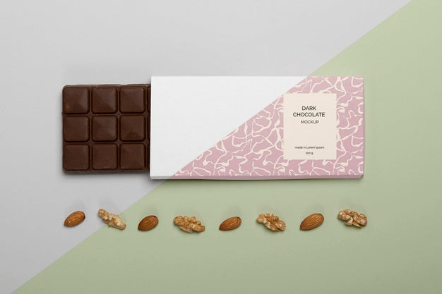 Chocolate Packaging Mockup Psd