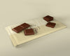 Chocolate Tablet Plastic Wrapping Design Psd