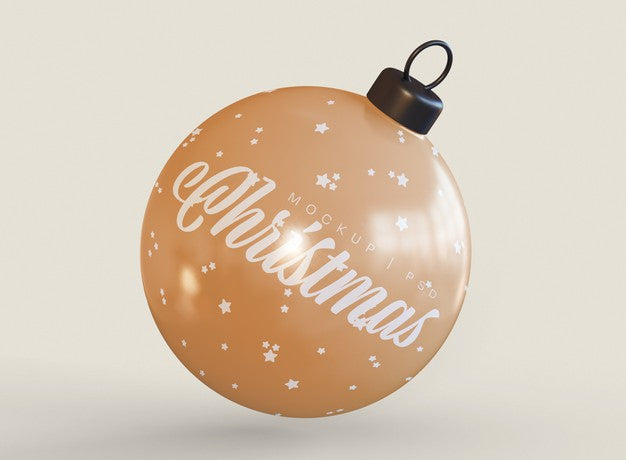 Christmas Ball Mockup Psd