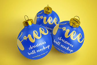 Christmas Ball Mockups