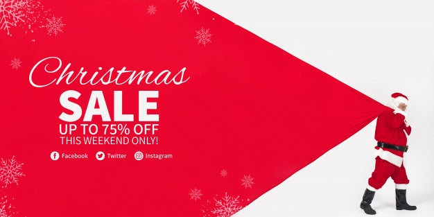 Christmas Banner Template Psd