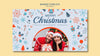 Christmas Banner Template With Photo Psd