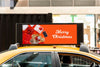 Christmas Billboard Mock-Up On Taxi Psd