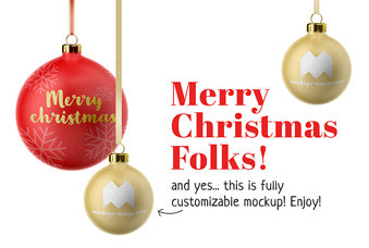 Christmas Card Mockup