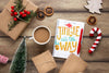 Christmas Gifts And Cup Of Coffee On A Table Psd