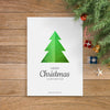 Christmas Greeting Design Mockup Psd