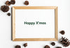 Christmas Holiday Greeting Design Mockup Psd