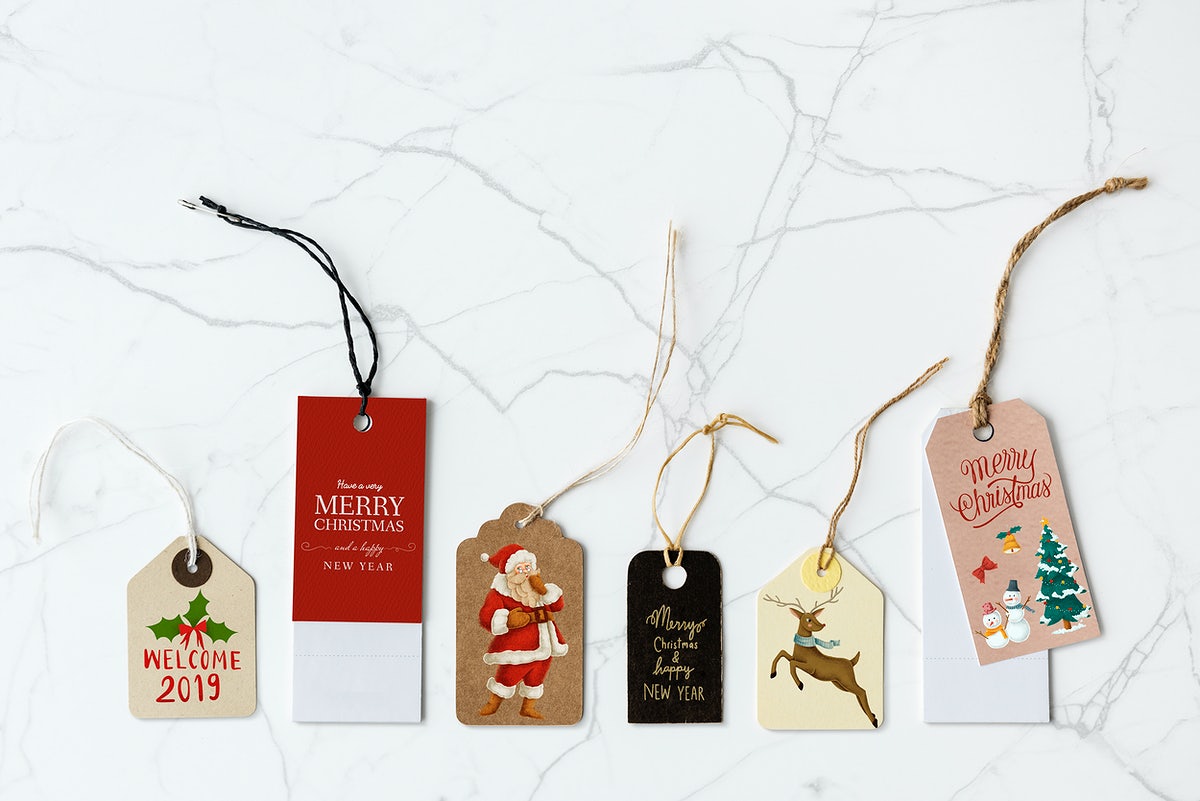 Christmas Holiday Greeting Design Mockup