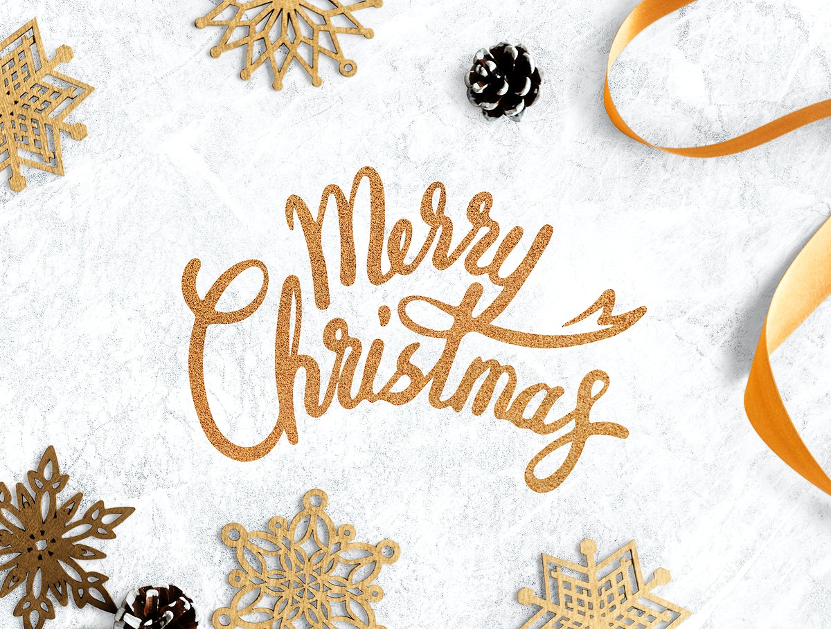 Christmas Holiday Greeting Design Mockup