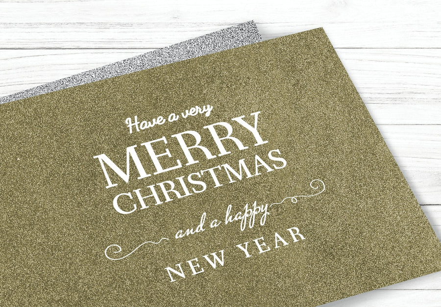 Christmas Holiday Greeting Design Mockup
