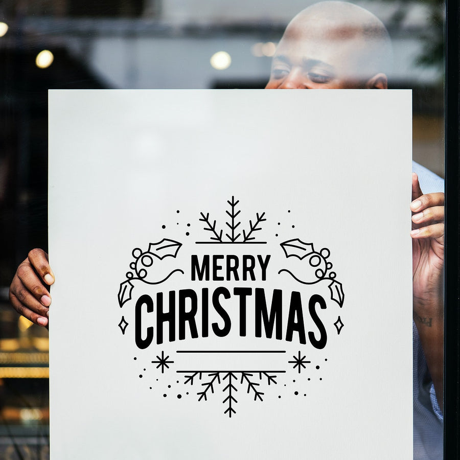 Christmas Holiday Greeting Design Mockup