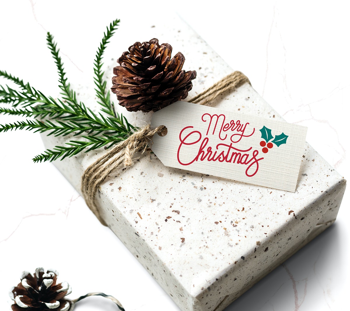 Christmas Holiday Greeting Design Mockup