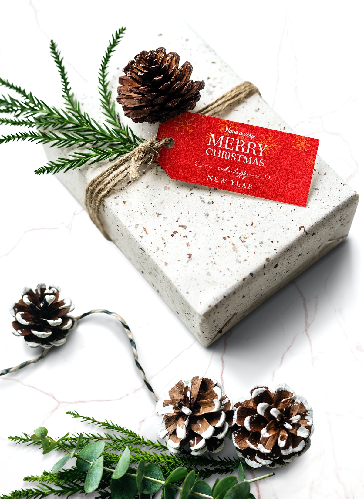 Christmas Holiday Greeting Design Mockup