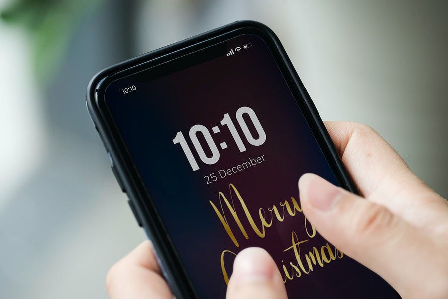 Christmas Holiday Greeting Design Mockup