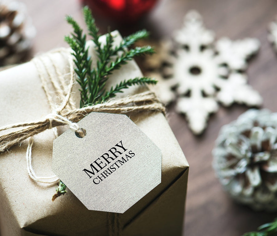 Christmas Holiday Greeting Design Mockup