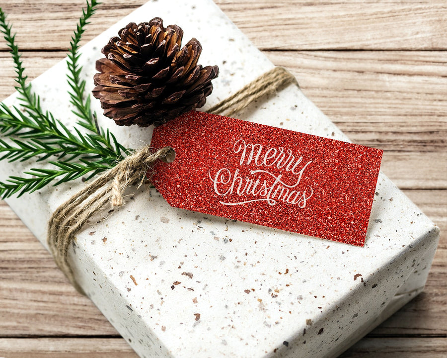 Christmas Holiday Greeting Design Mockup
