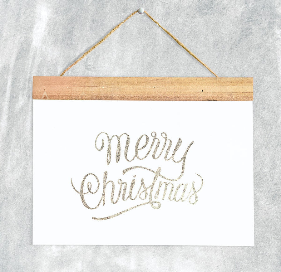 Christmas Holiday Greeting Design Mockup