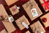Christmas Mock-Up Various Wrapped Gifts Psd