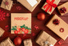 Christmas Mock-Up With Gift Boxes Psd