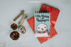 Christmas Mockup With Notepad And Presents Psd