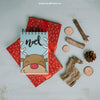 Christmas Mockup With Notepad On Presents Psd