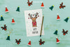 Christmas Mockup With Page Of Paper Psd