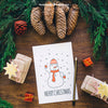 Christmas Mockup With Pine Cones And Card Psd