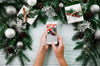 Christmas Mockup With Smartphone Psd